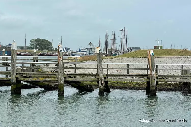 Cruiseschip maakt stuurfout in haven Texel