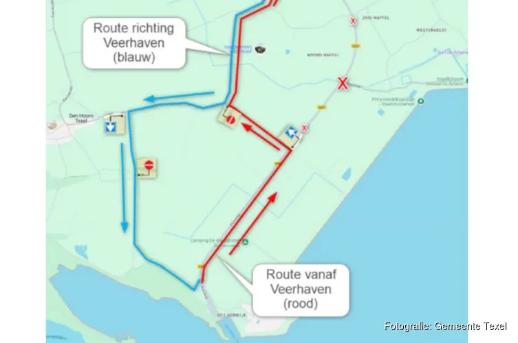 Kruispunt Pontweg/Redoute afgesloten, omleiding van en naar de boot