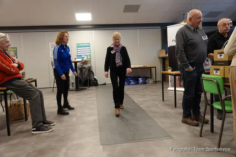 Gratis balanstest met hulp van de smartfloor