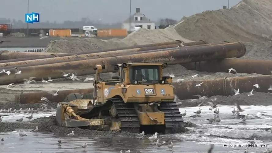 Kustversterking Texel in volle gang: al 3.750.000 kuub zand opgespoten