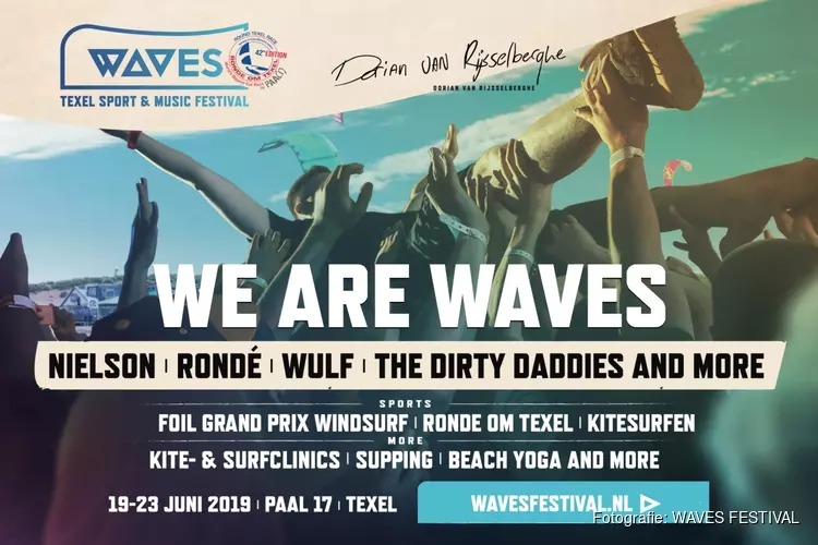 WAVES Festival Texel nu alle dagen gratis toegang