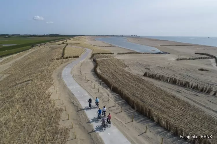 Wandelpad en fietspad Prins Hendrikzanddijk open