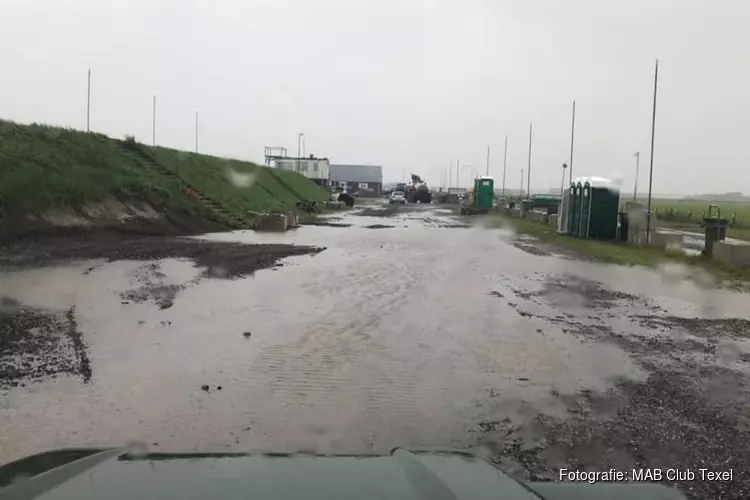Autocross Texel afgelast door regenval