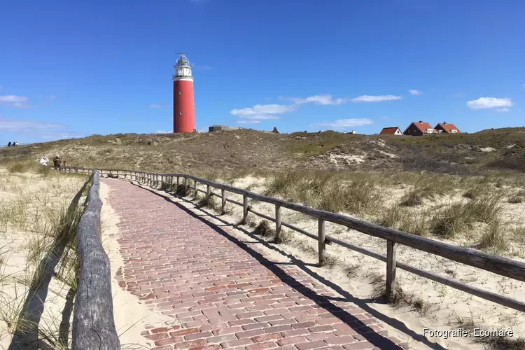 Wintercombikaart met vuurtoren