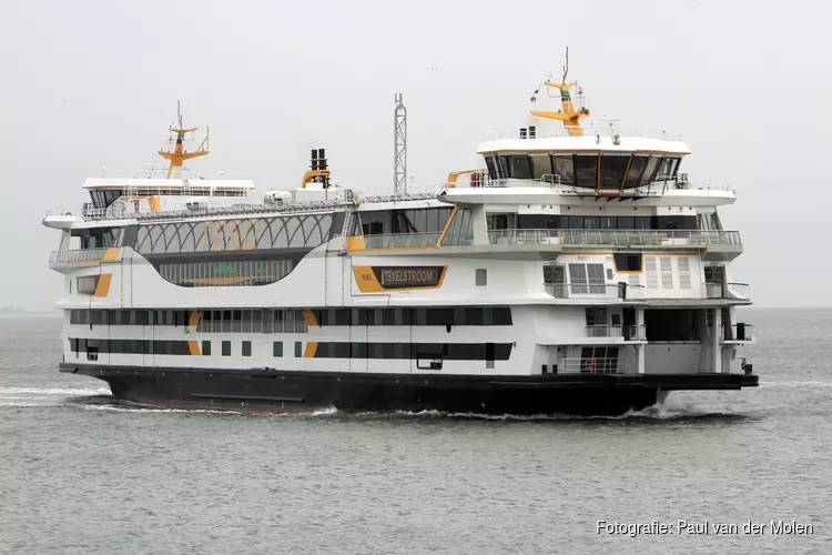 Veerboot tussen Texel en Den Helder vanaf 12.00 uur plat