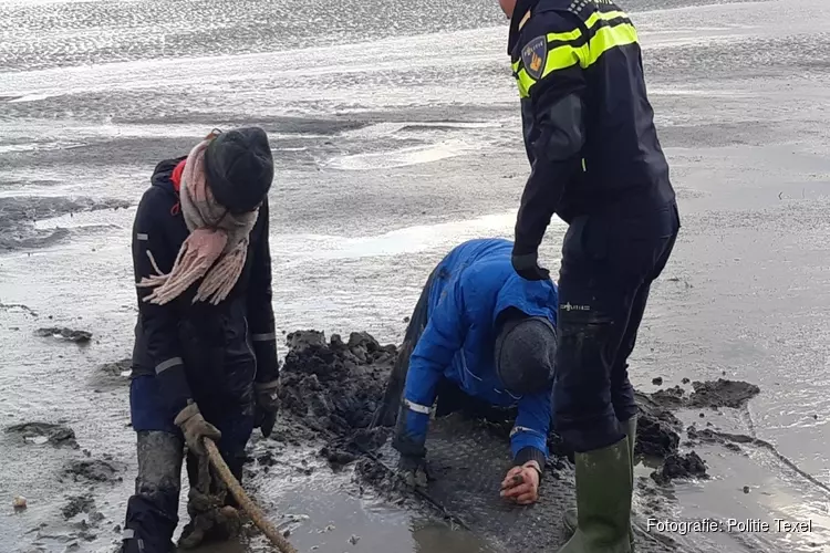 Voor tweede keer in korte tijd wandelaars gered uit drijfzand in natuurgebied Texel