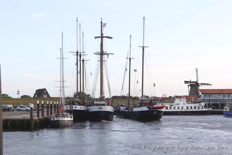 Drie meest luxe schepen in haven Texel