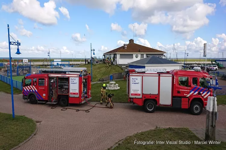 Brand in keuken haven Oudeschild