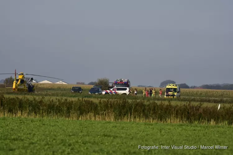 Ongeval met parachutisten op Texel