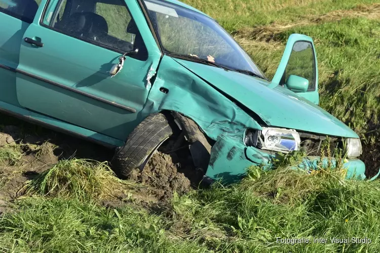 Veel blikschade bij ongeval op Texel