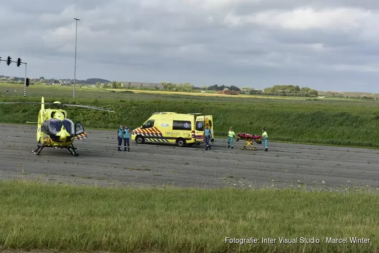 Ambulancehelikopter ingezet voor medisch noodgeval op Texel
