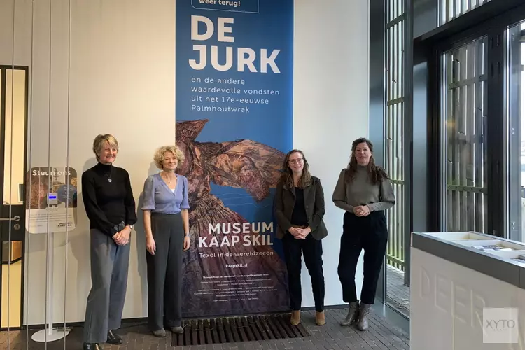 17e-eeuwse jurk uit scheepswrak vanaf juli 2022 permanent te zien in Museum Kaap Skil